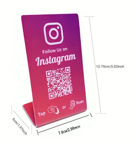Estación NFC para conseguir seguidores en Instagram