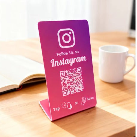 Estación NFC para conseguir seguidores en Instagram
